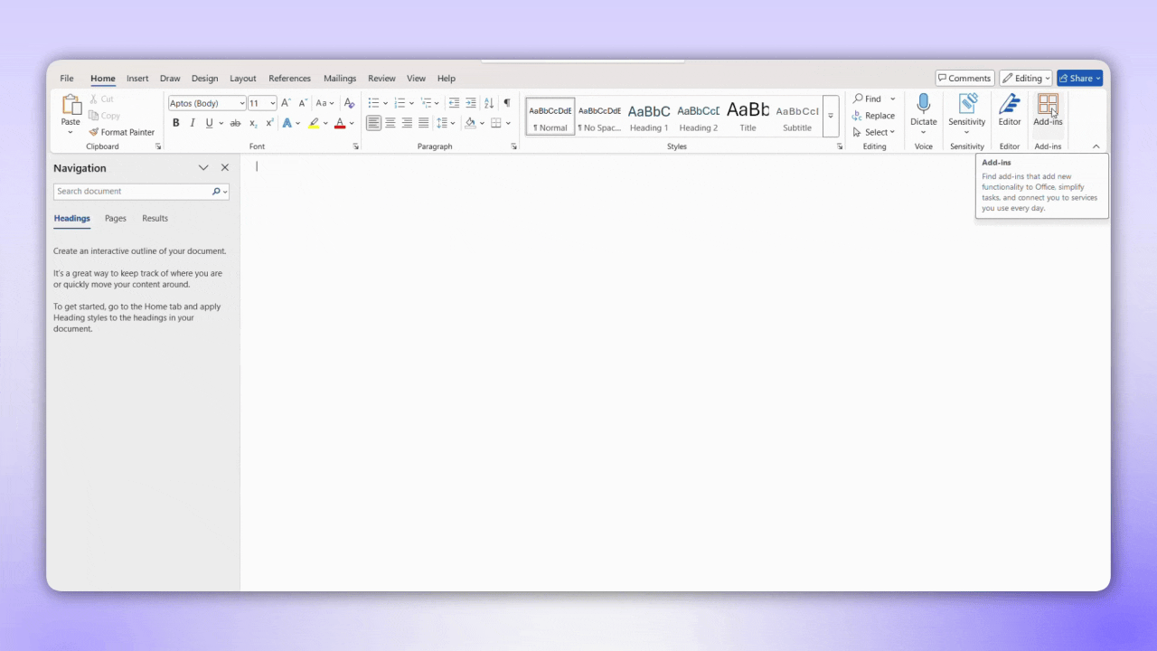 CloudFiles Microsoft Office Add-in