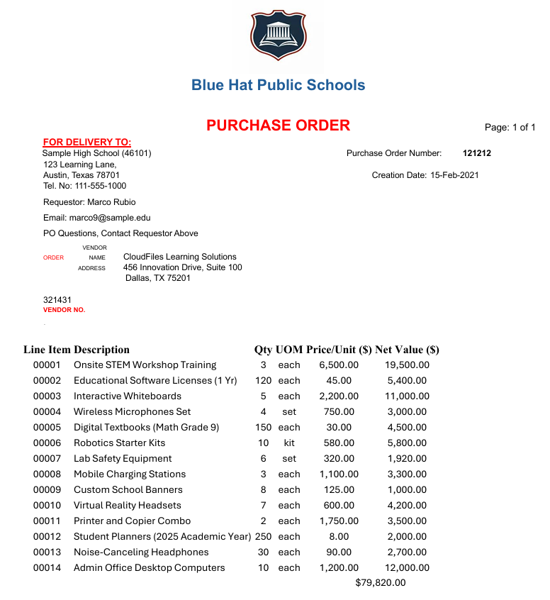 Sample document